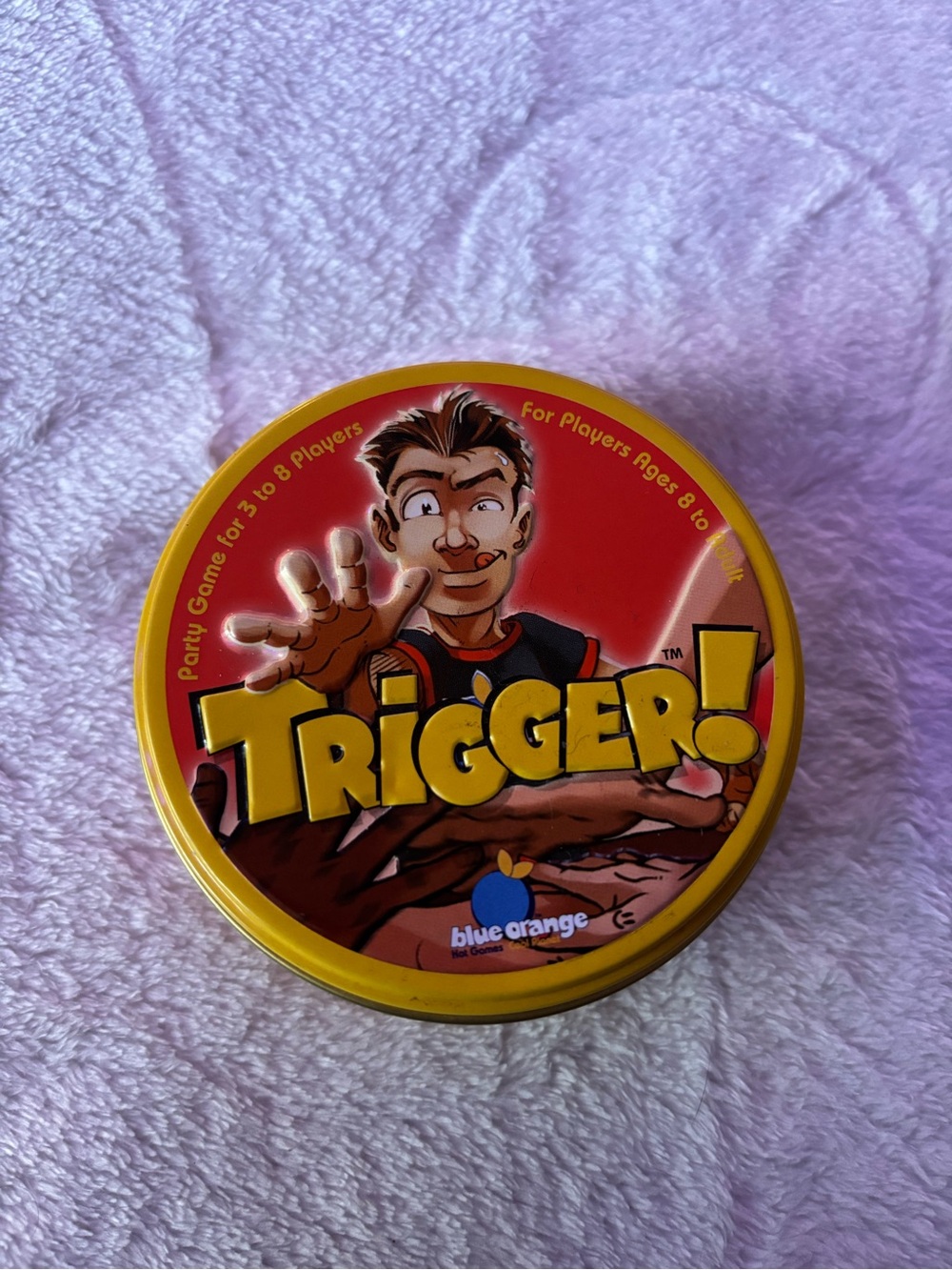 Trigger! Party Game Complete Travel Tin Game 3-8 Players